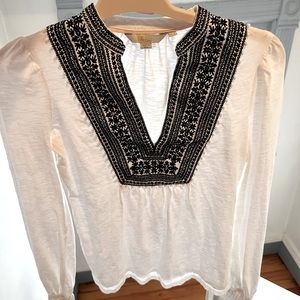 Boden Top - beautiful embroidery!